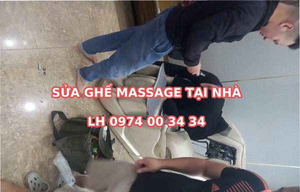 Sửa ghế massage tại khu đô thị Royal City Hà Nội